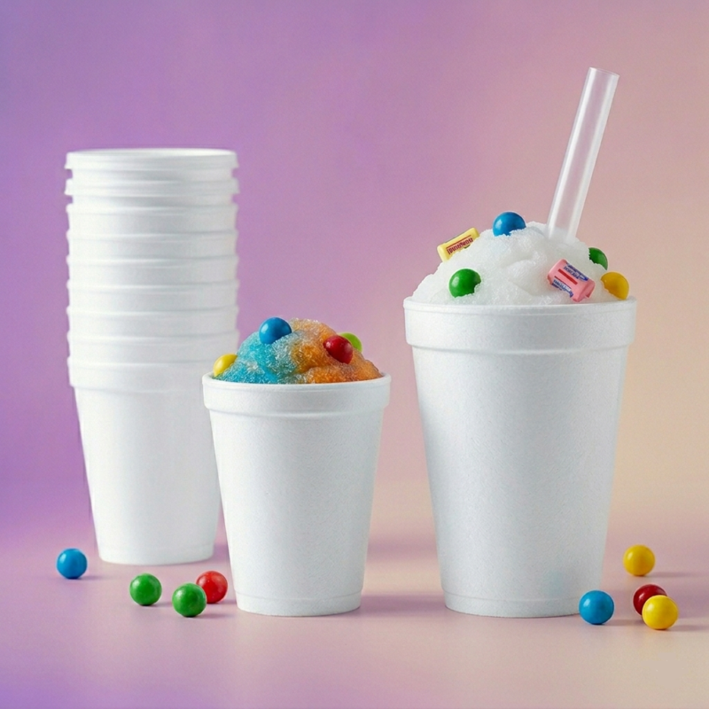 Vaso Espumado para Granizado – Térmico perfecto para bebidas frías y calientes